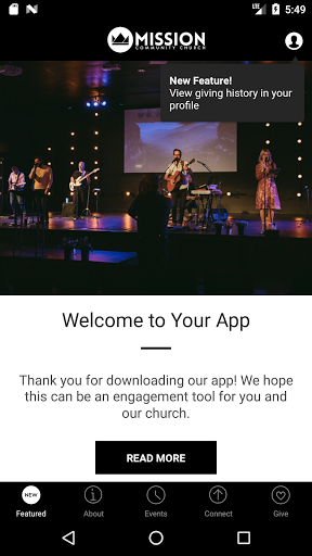 Android application MCC Charlotte screenshort