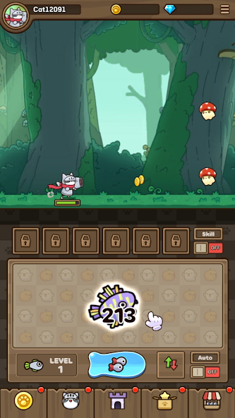 Cat Hero : Idle RPG 2.9.2 APK + Mod (Remove ads / Mod speed) for Android