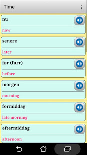 Danish phrasebook and phrases 7 APK screenshots 5
