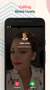 Blake Lively Fake Chat & Call