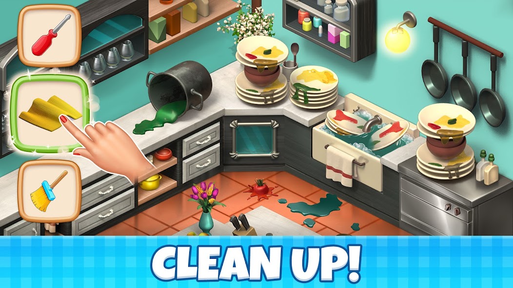 Manor Cafe 1.185.41 APK + Mod (Unlimited money) untuk android