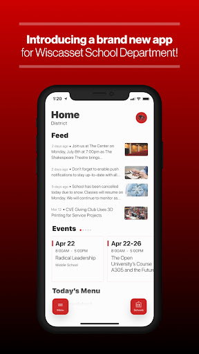Android application Wiscasset School Department screenshort