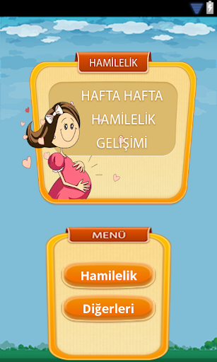 Android application Hamilelik Gelişimi Hafta Hafta screenshort