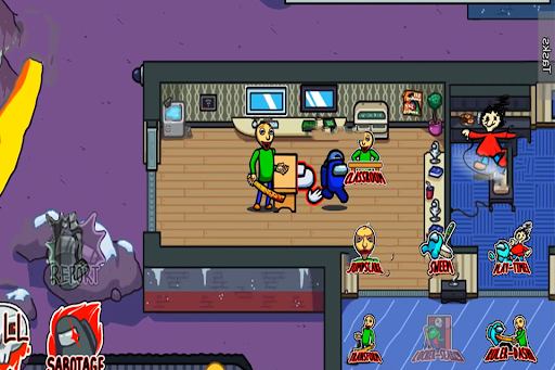 Baldi vs Among Us MOD