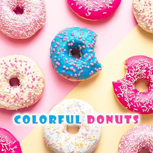 Colorful Donuts Theme  Icon