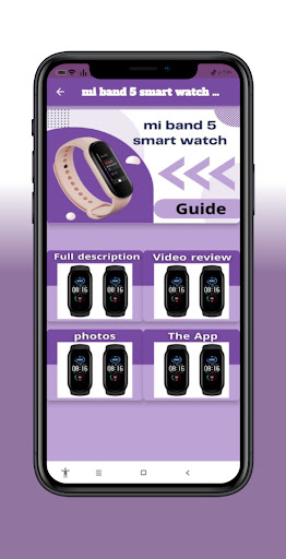 mi band 5 smart watch Guide Screen 3