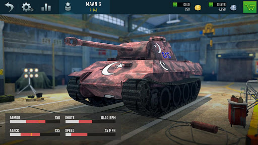 Battleship of Tanks - Tank War Game 2021 screenshots 15