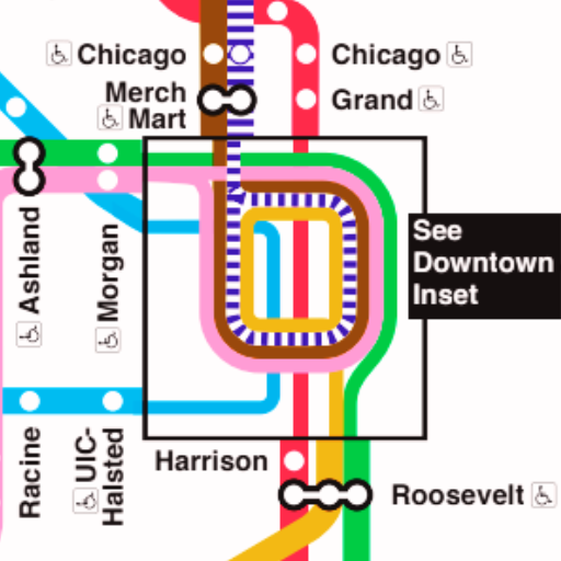 Metro Chicago - Chicago CTA logo