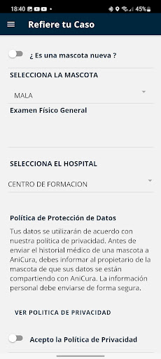 AniCura Referencia Screen 3