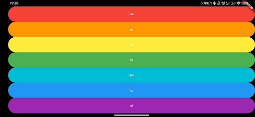 Rainbow Rhythms Xylophone Screenshot