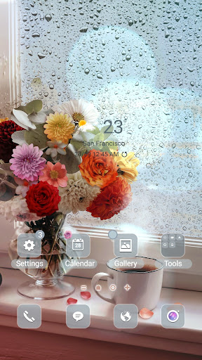 Android application Rainy Warm Afternoon-Wallpaper screenshort