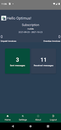 SMSAlert Screen 2