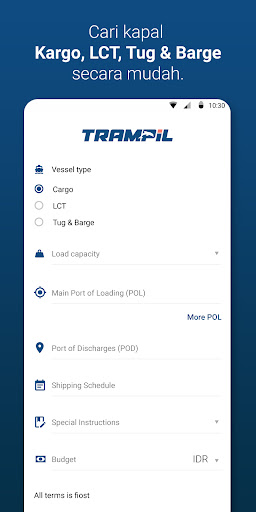 TRAMPIL - Tramp Shipping Links Screen 3