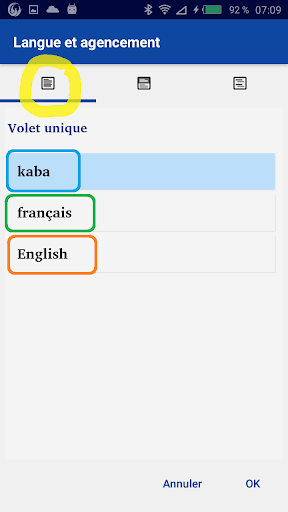 Kaba Français English Screen 3