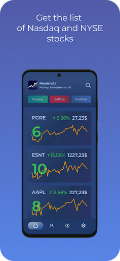 MonInvAI - Invest Smarter Screen 2