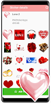 screenshot of WASticker - Love couple