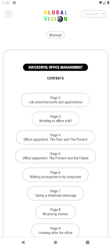 Android application SUCCESSFUL OFFICE MANAGEMENT screenshort