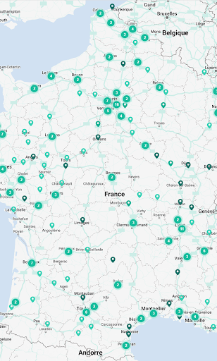 Android application Stations GNV - Gaz Mobilité screenshort