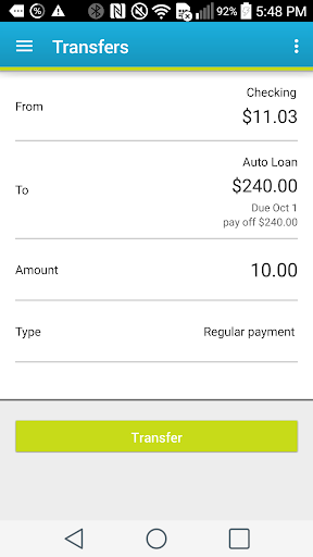Industrial Credit Union Screen 3