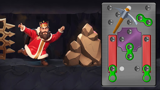 Save the King Nuts Bolts Game Screen 2