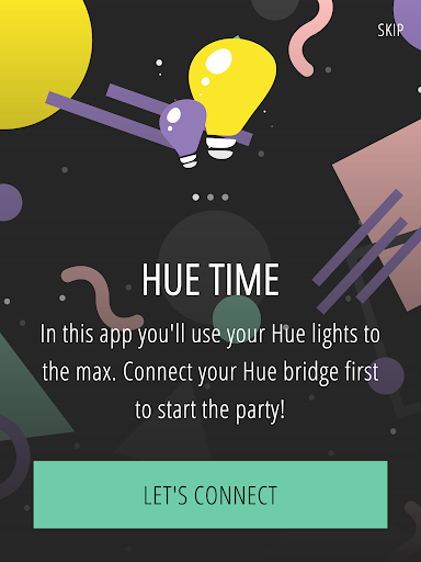 Screenshot of Hue Music Disco Lights Party