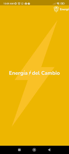 Android application Energía del cambio screenshort