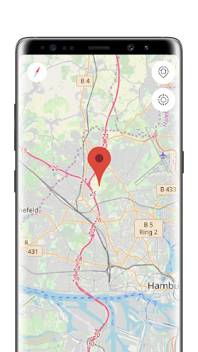 Android application Hamburg offline map screenshort