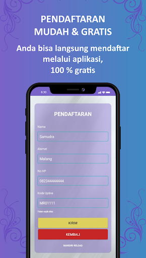 MANDIRI RELOAD Screen 3