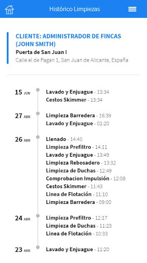 Iberpiscinas App Screen 3