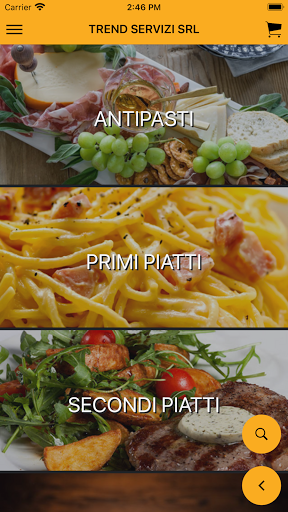 TAP Menu Screen 2