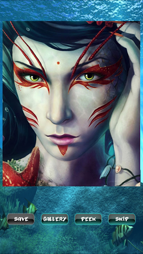 Android application Mermaid Sea Puzzles screenshort