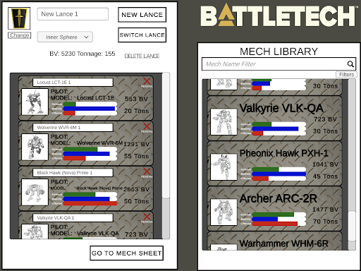 Battletech Tactical Companion Screen 3