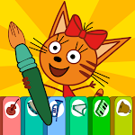 Cover Image of Скачать Kid-E-Cats Kids Coloring Games  APK