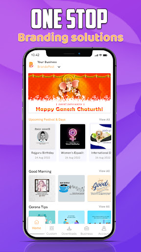 Android application Festival Post Maker BrandePost screenshort