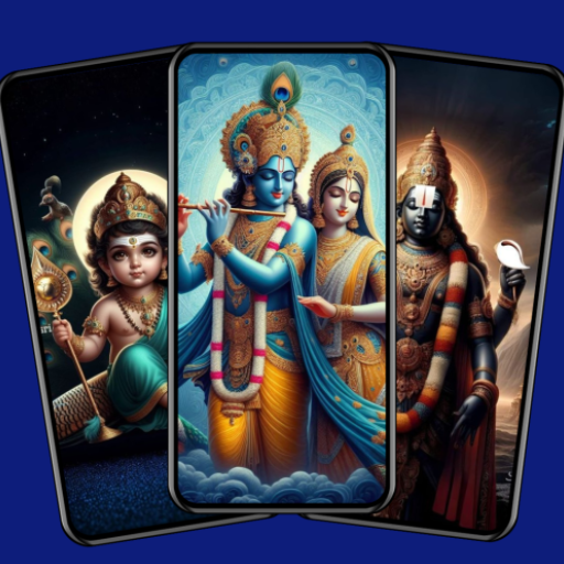 Lord Krishna Wallpapers 2024 logo