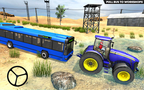 Farming Tractor Pull Bus Games