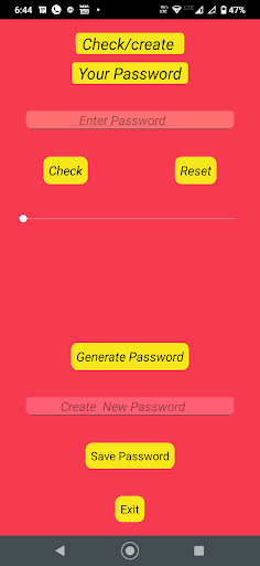 PASSWORD GEN Screen 2