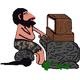Cave man
