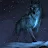 Blue the wolf-avatar