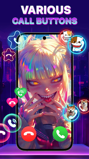 Color Phone Call Screen Theme