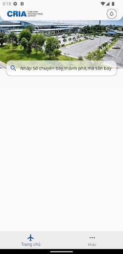 Android application CamRanh Airport screenshort
