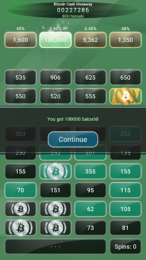 Android application Bitcoin Cash Giveaway screenshort