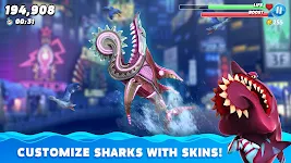 Hungry Shark World Mod APK (unlimited money-gems-coin) Download 4