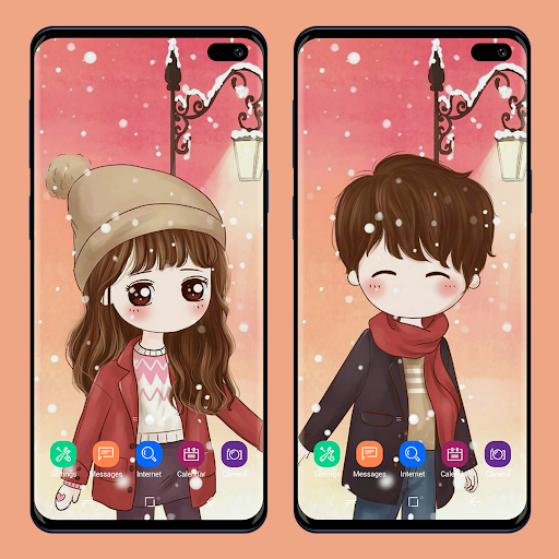 Couple Anime Wallpaper - Cute