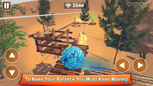 Android application Ultimate Moving Ball Rock Halt screenshort