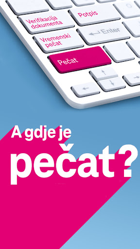Android application eTrust Autentifikator screenshort
