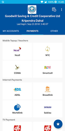 Goodwill Smart Banking Screen 2