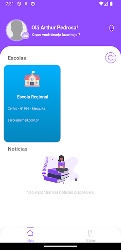 Android application DEduc screenshort
