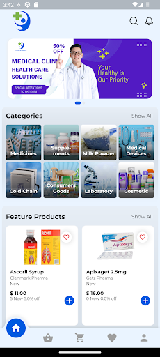 Android application WWA Pharmacy screenshort