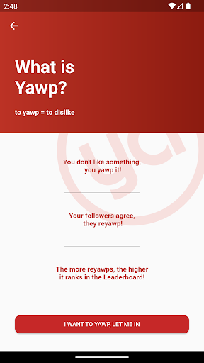 Yawp - Speak Up Screen 2
